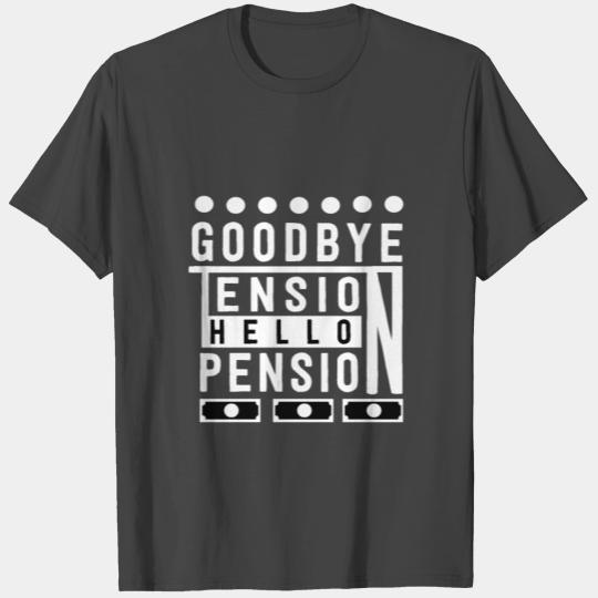 pensioner grandparents pension grandma grandpa pen T Shirts