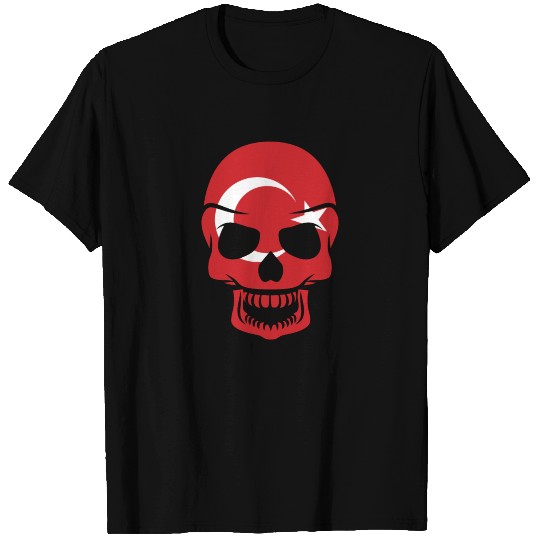 Red Skull Symbolic Turkish Design Cool Gift Idea T Shirts