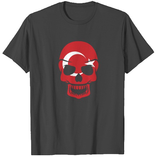 Red Skull Symbolic Turkish Design Cool Gift Idea T Shirts