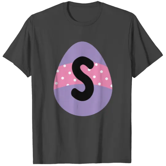 Easter Letter S Monogram Dark 65899726Easter Lette T Shirts