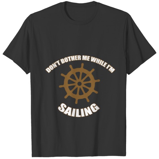 Sailing Steering Wheel T Shirts