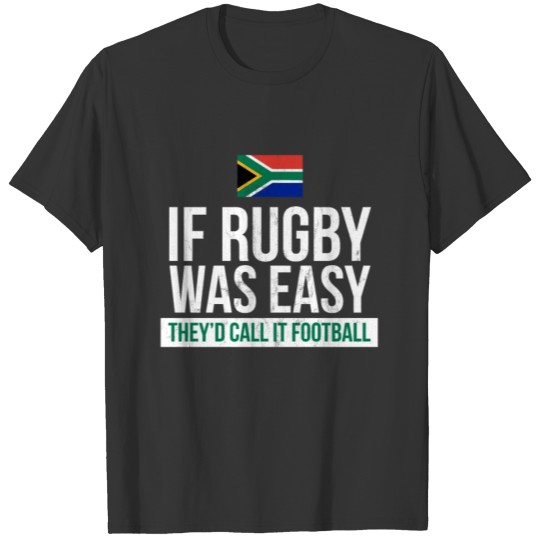 Funny South Africa Rugby - Rugby T-shirt