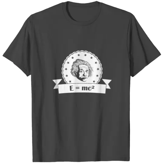 Albert Einstein Formula E = mc² T Shirts