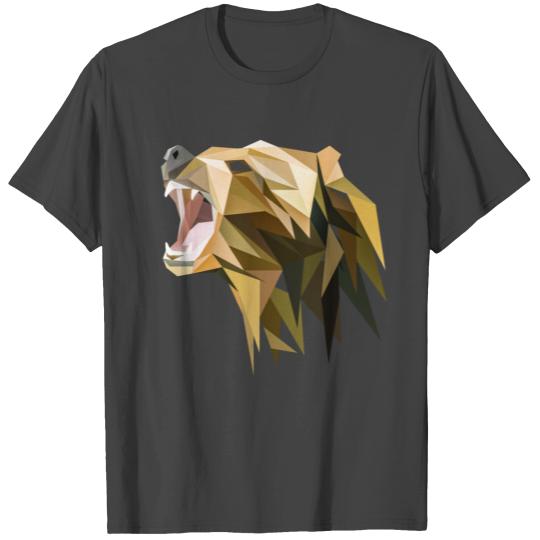 Polygon grizzly bear T Shirts
