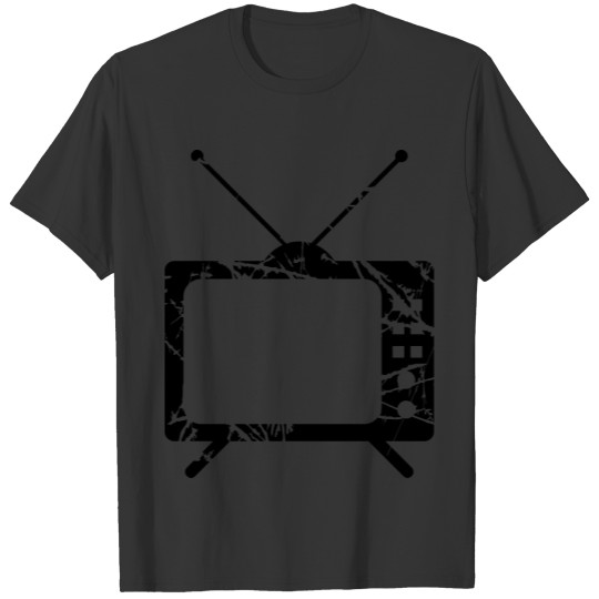 scratch tears tv television screen watch watch vid T Shirts