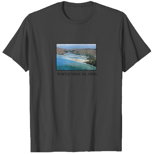 Whitsunday Islands Black Butler horizontal to T Shirts