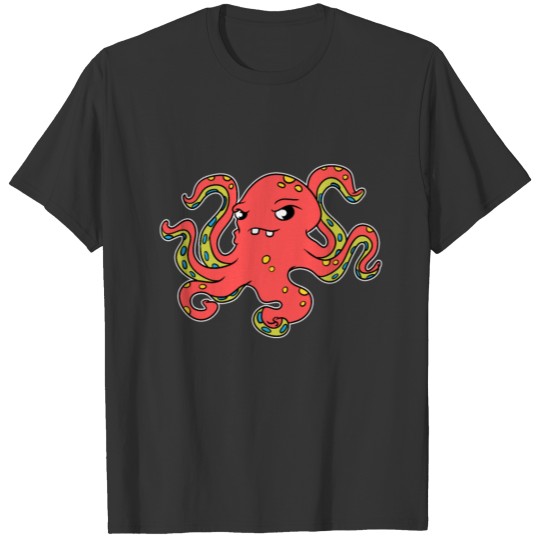 Octopuses Kraken Sea Monster Funny Cute Ocean Gift T Shirts
