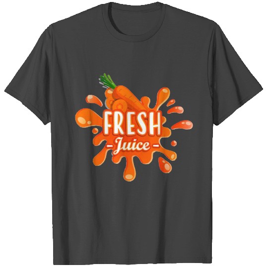 Fresh juice carrot T Shirts