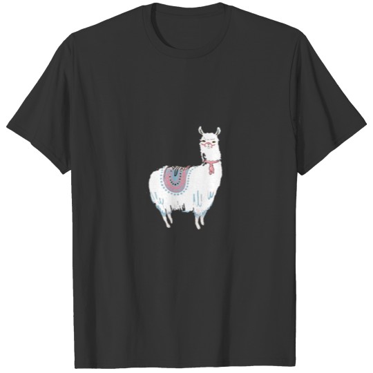 Cute Domesticated Pet Llama Sheep-like Animal Gift T Shirts