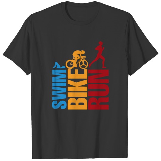 Swim Bike Run Funny T Shirts