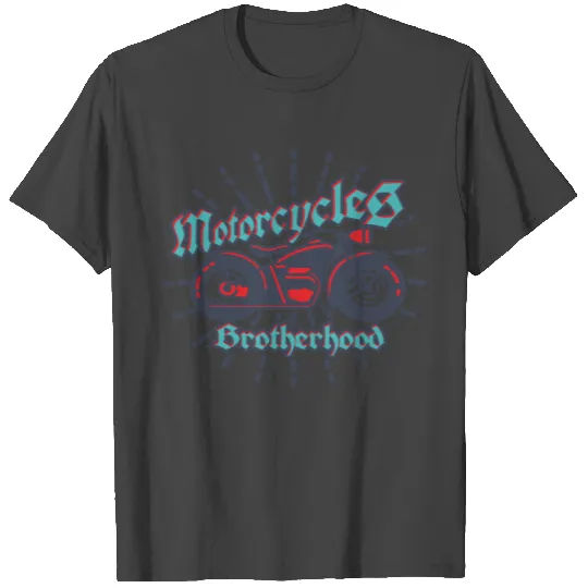 Motorcycles Brotherhood Rock Biker Race Gift T Shirts