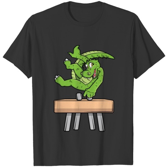 Funny Pommel Horse Crocodile Gymnast - Alligator T Shirts