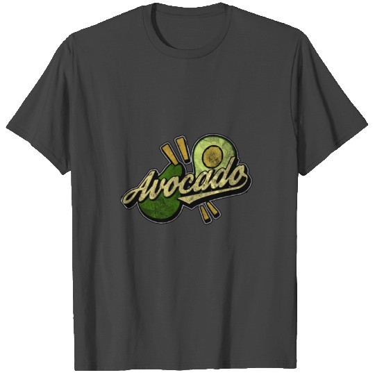 Greenish Skin Pulpy Tropical Fruit Avocado T Shirts