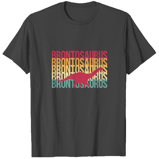 Brontosaurus 70s Design T Shirts