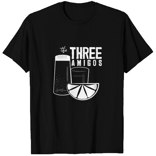 Three Amigos Tequila Mexican Taco Tacos T Shirts