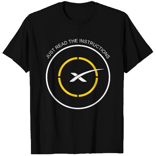 Read The Instructions SpaceX Droneship Elon Musk T Shirts