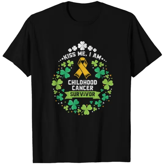 St Patricks Day - Childhood Cancer Awareness T Shirts