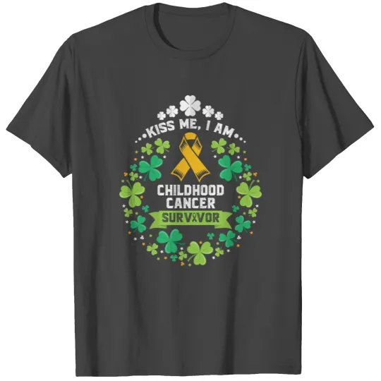 St Patricks Day - Childhood Cancer Awareness T Shirts