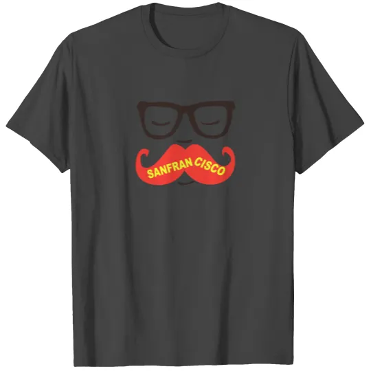 San Francisco Mustache T Shirts
