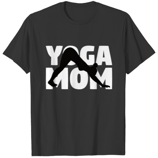 Yoga Mom T Shirts Mother Yoga Silhouette Gift T Shirts