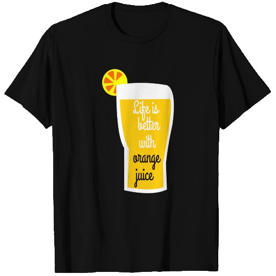 orange juice T Shirts
