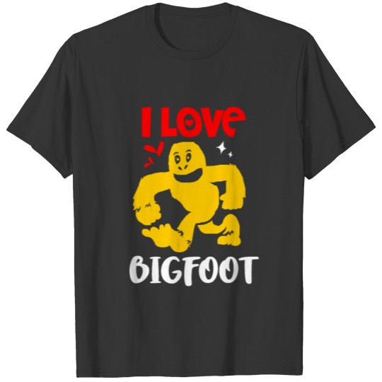 Bigfoot Sasquatch Big Foot Hide Seek Champion Yeti T-shirt