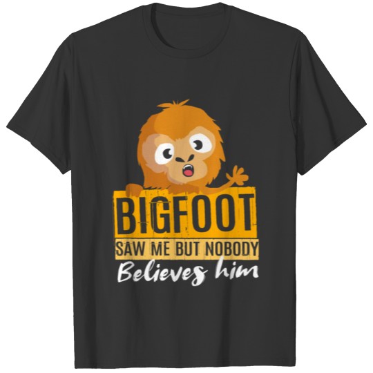 Bigfoot Sasquatch Big Foot Hide Seek Champion Yeti T-shirt