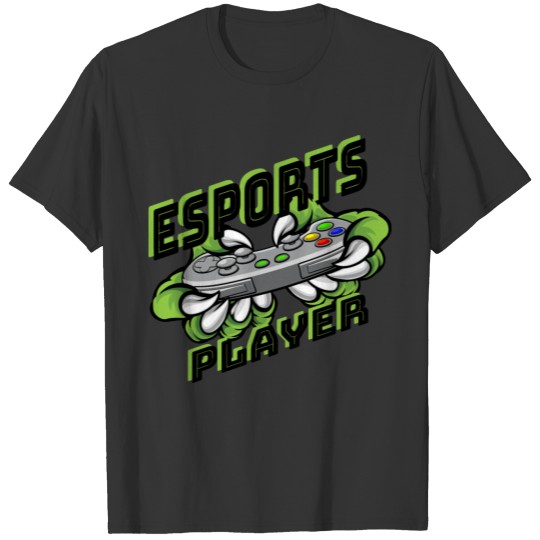 Esports Game Player Mens League Gaming T-shirt