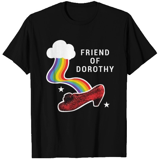 Ruby Slipper Friends of Dorothy Rainbow T Shirts