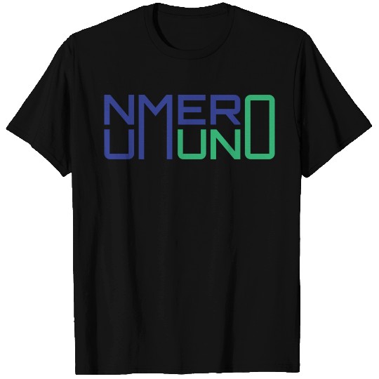 Numero Uno slogan T Shirts