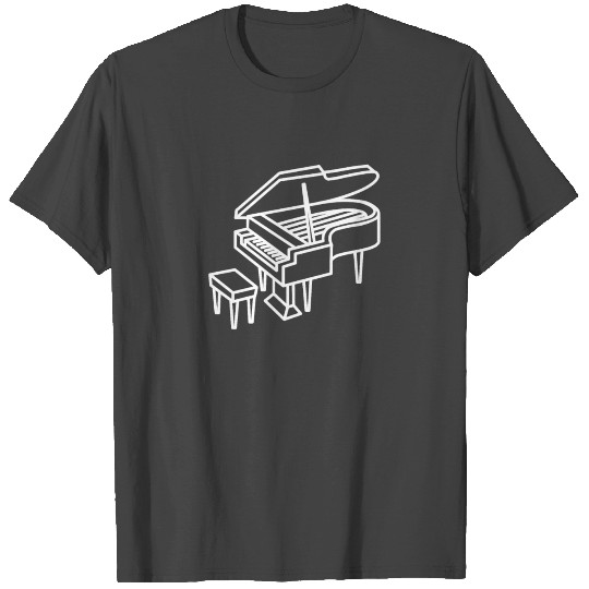 Piano Piano Stage Music Teacher Gift Romance T Shirts