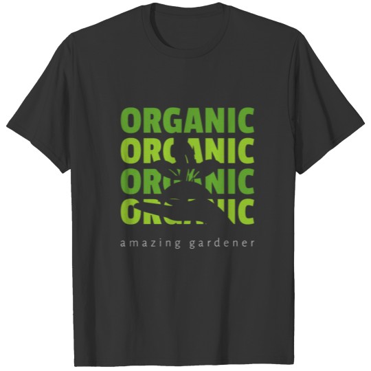 Organic Gardening - Dark Mode T-shirt