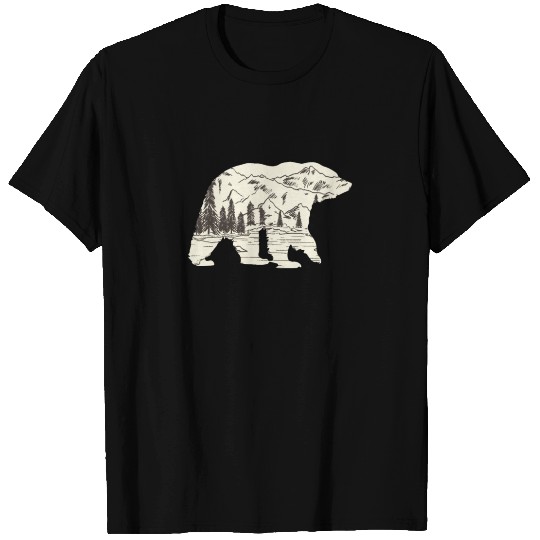 The Mountain is Calling And I Must Go, Bear T Shirts
