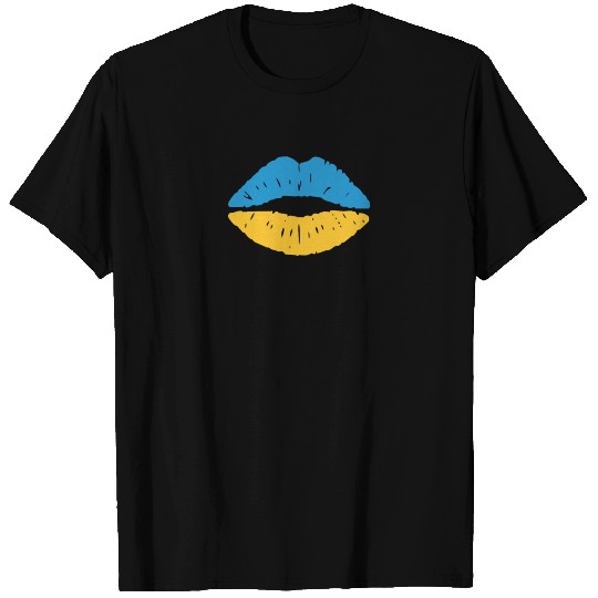 Ukraine Kiss Flag Funny T Shirts