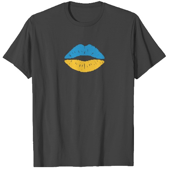 Ukraine Kiss Flag Funny T Shirts