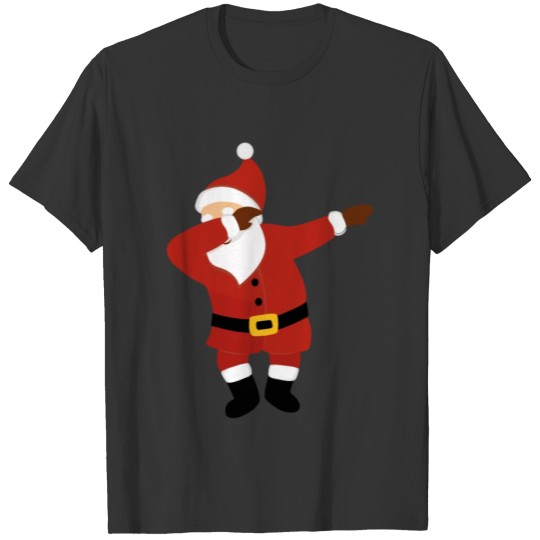 Dabbing Santa T Shirts Funny Santa Claus Christma