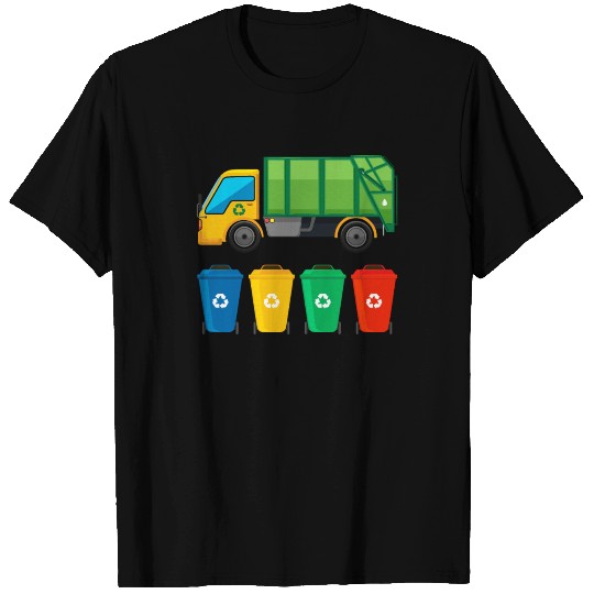 Recycling Trash Truck Design Gift T Shirts
