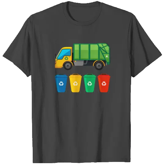 Recycling Trash Truck Design Gift T Shirts