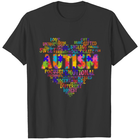 Autism Awareness Shirts 2019 Autism Heart Autism T-shirt