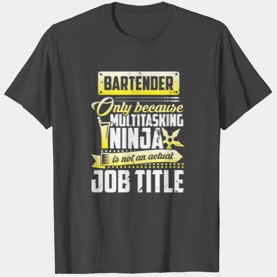 bartender ninja T Shirts