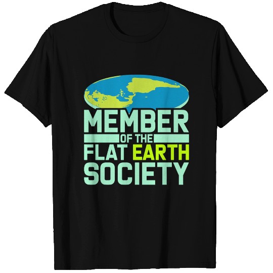 flat earth merchandise T Shirts