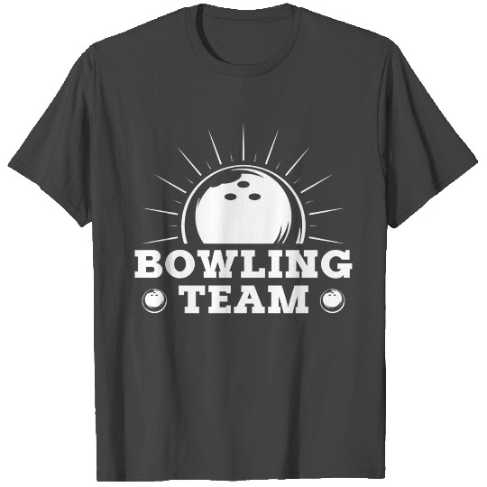 Bowling Team Bowler Pins Bowling Ball Skittles Spl T Shirts