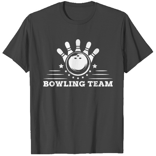 Bowling Team Bowler Pins Bowling Ball Skittles Spl T Shirts