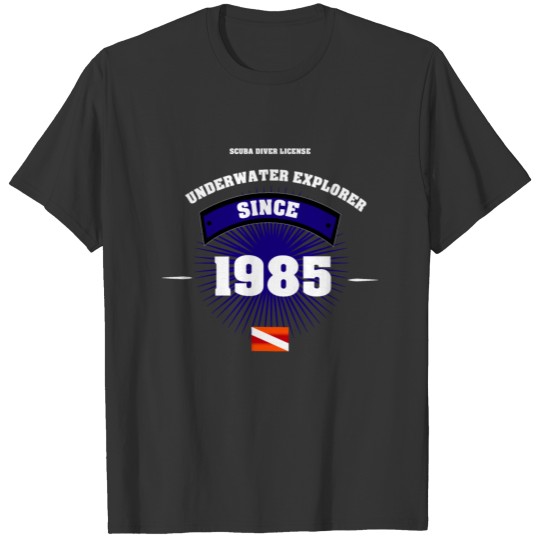 diver since 1985 T-shirt