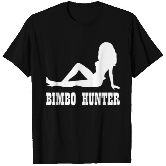 Bimbo Hunter | White T Shirts