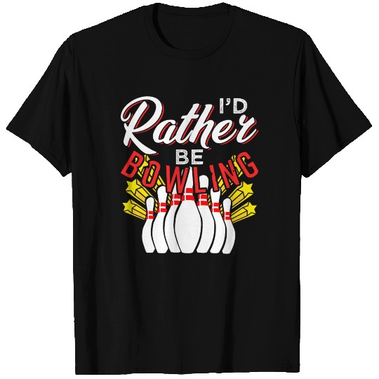 Bowling Skittles Bowler T Shirts