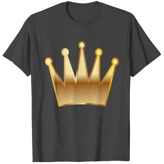 Gold royal crown Vip golden king monarch fun image T Shirts