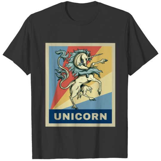Vintage Retro Funny Unicorn Gift T Shirts