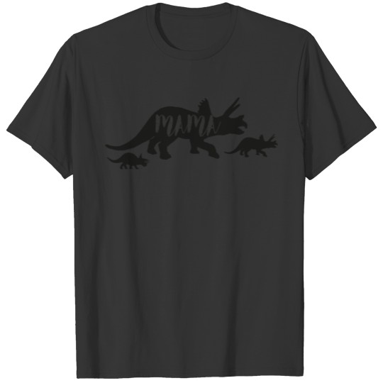 Funny Mama Triceratops Dinosaur Mom Mothers Day T Shirts