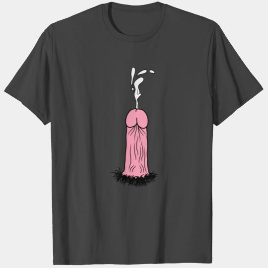 semen jizzed cumshot penis cool sx sexy cock thic T Shirts
